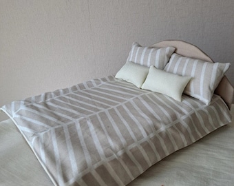 Puppen Möbel Puppenmöbel Polstermöbel Puppenhausmöbel Schlafzimmer Möbel Bett Doppelbett