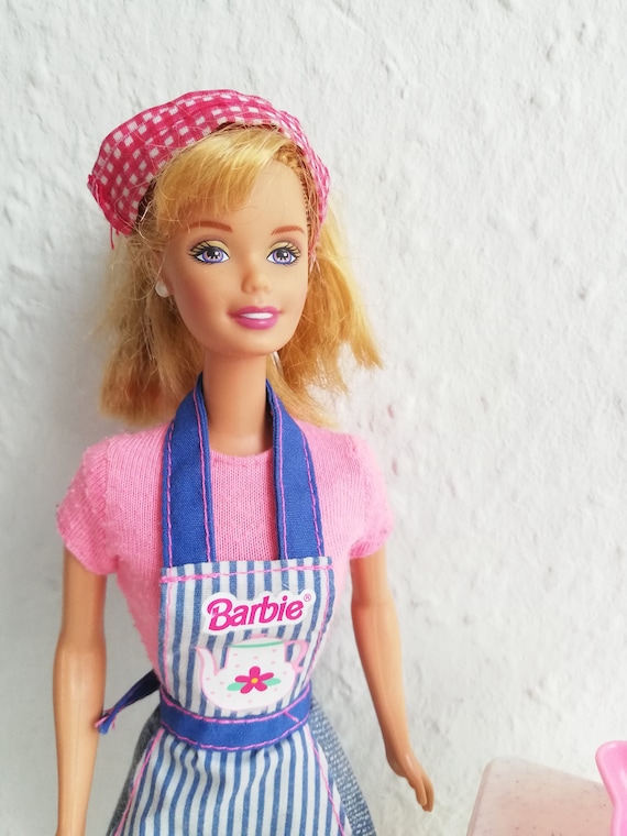 Sweet Treats Barbie Doll With Hand Mixer Baking Fun Kitchen 1998