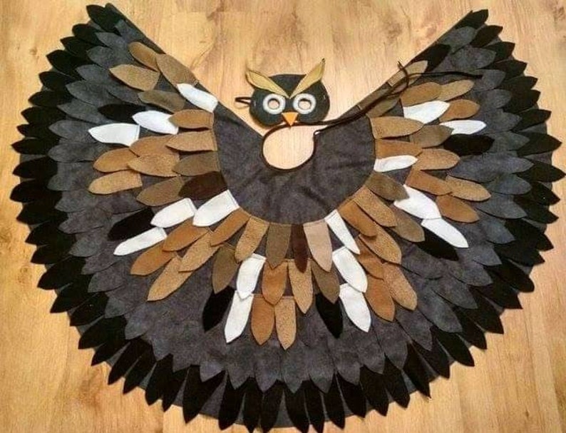 Fasching Kostüme Vogel Eule Eulin Bild 7