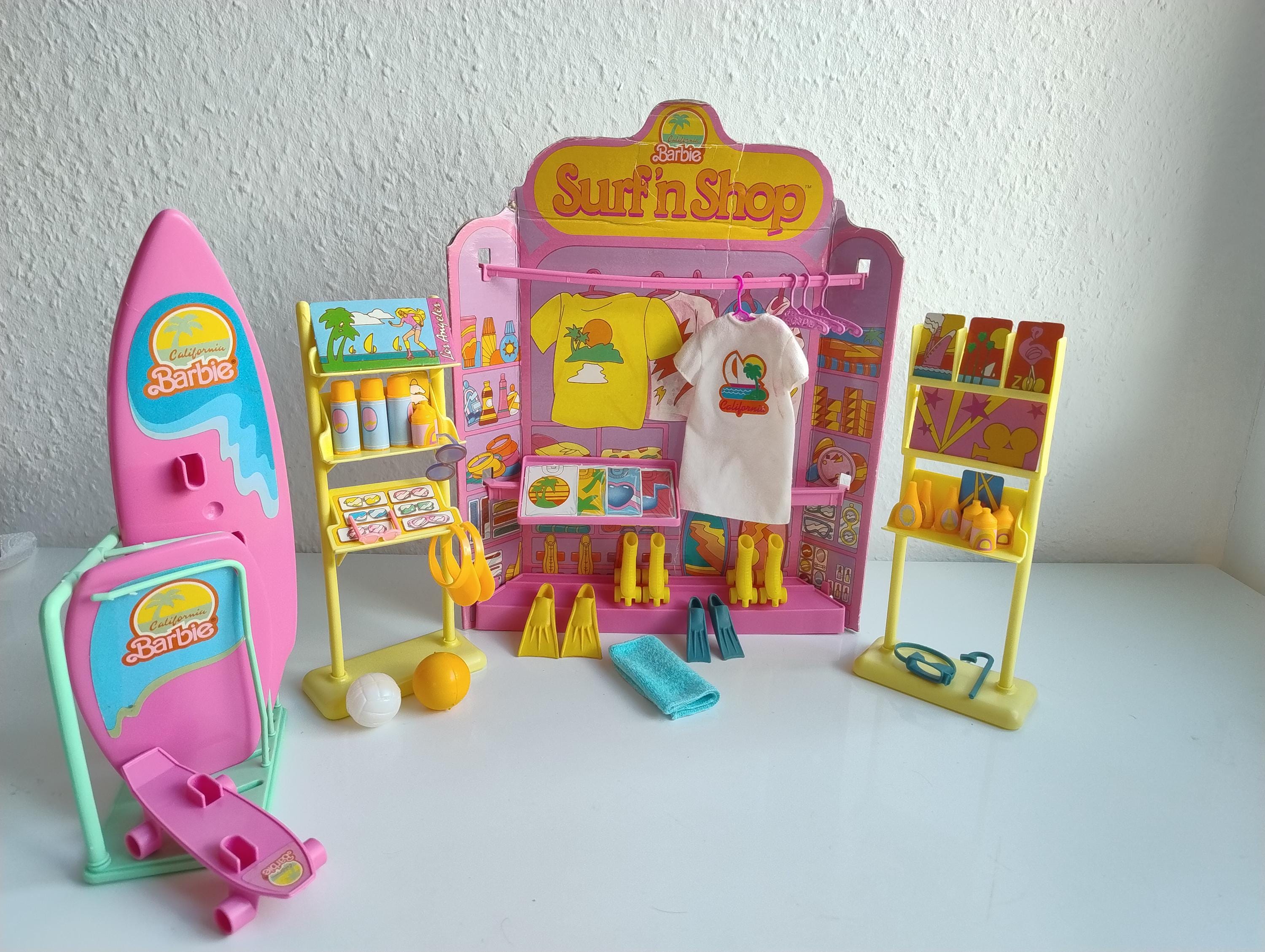 Barbie California Dream Surf 'n Surf Shop 1987 #4461 Mattel 80s