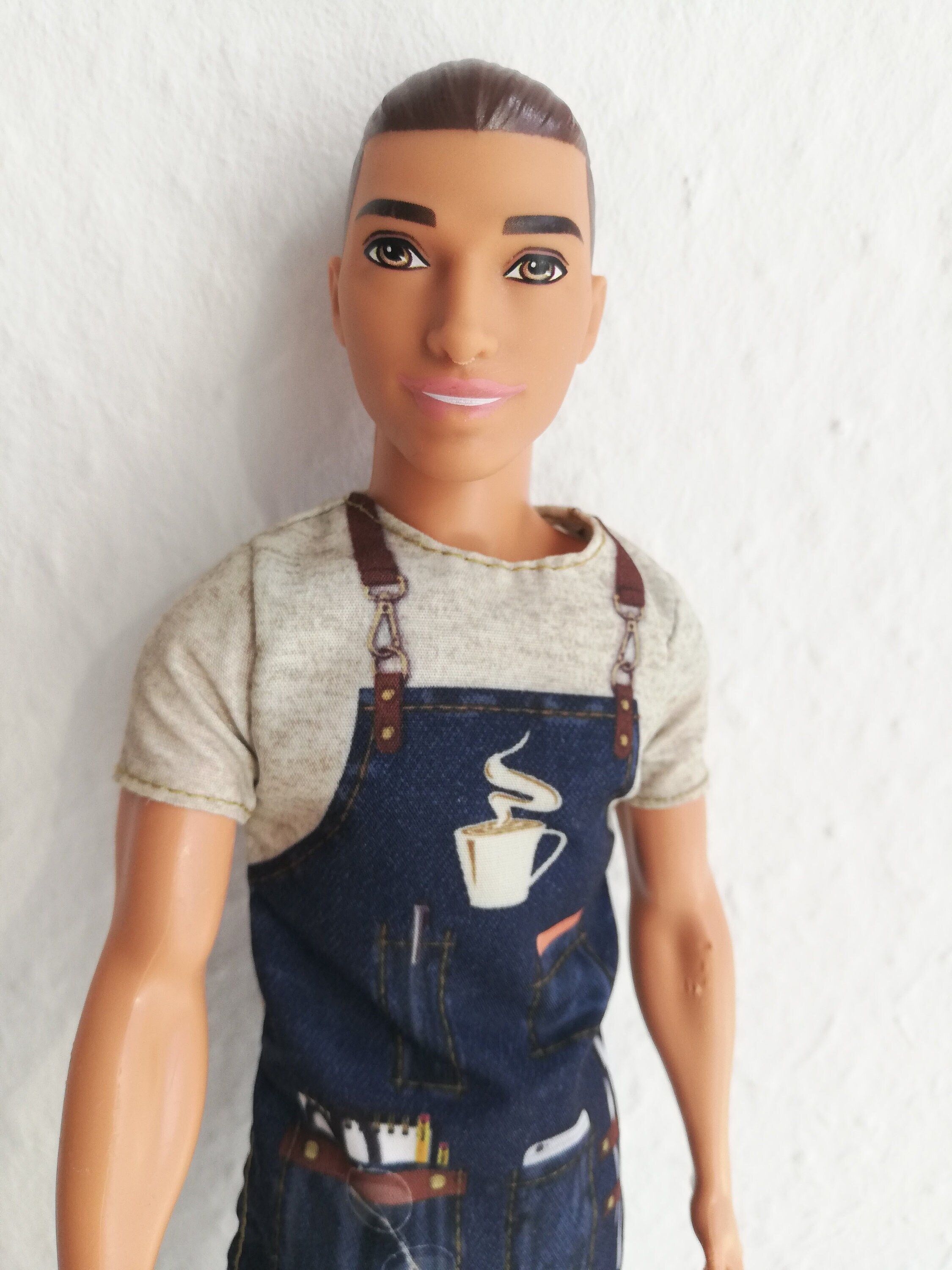 Barbie ken barista doll sale
