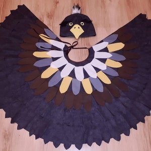 Fasching Kostüme Vogel Adler Raubvogel Falke Habicht Rabe Bild 4