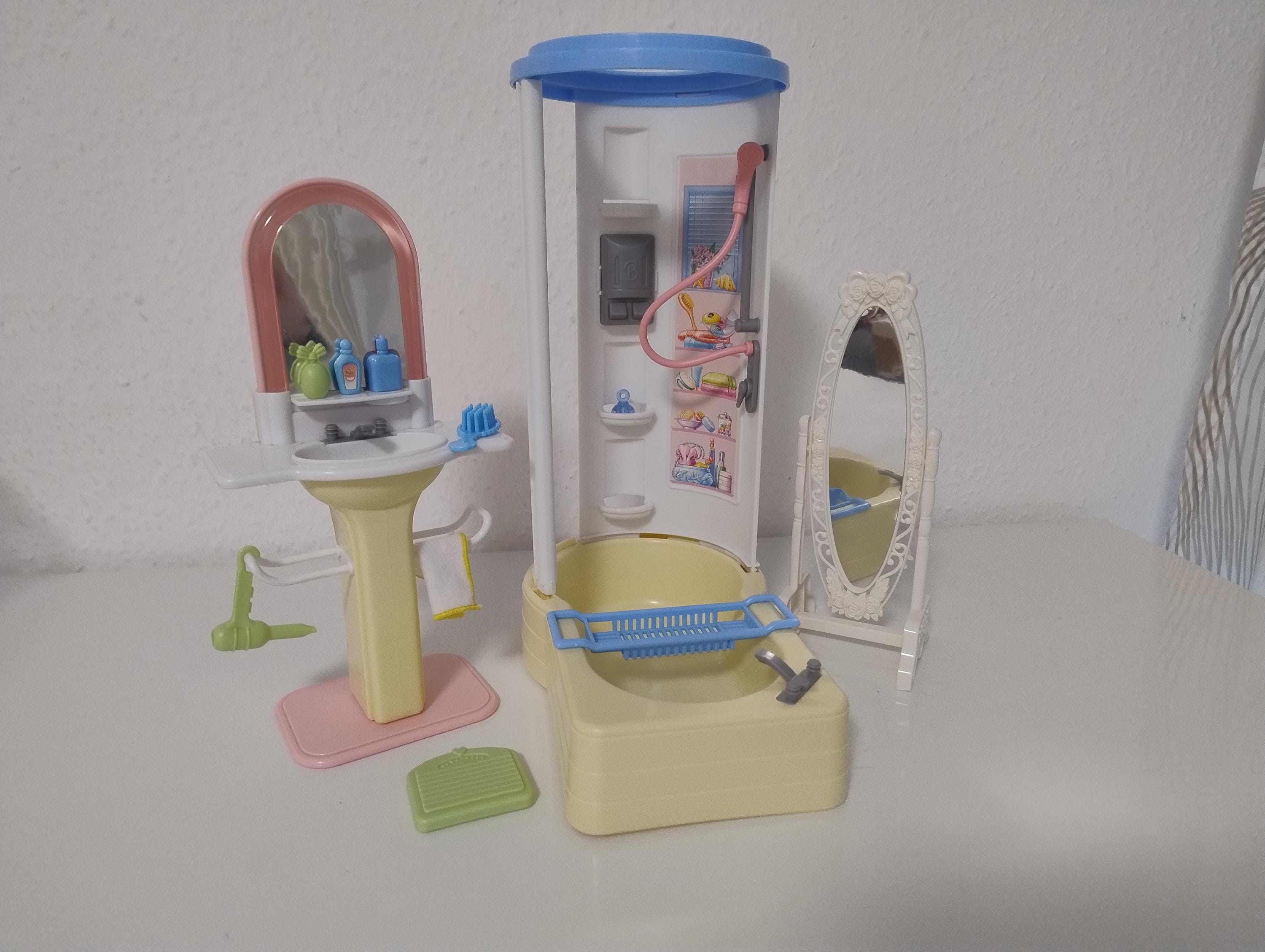 バービー人形用 洗面台セット Barbie BATH VANITY SET Barbie Doll & Furniture Bathroom Set W Ith Accessories