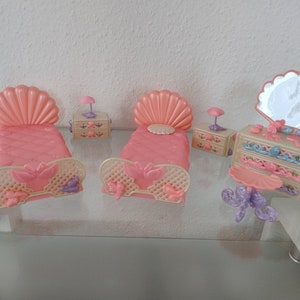 Lady Lovely Locks Fairytale Slaapkamer Lady Locklight Enchanted Island Fairytale Sea Magic Slaapkamer Speelset 1987 ARCO Vintage