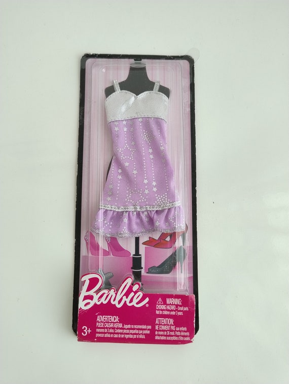 Vintage Retro Barbie Purple Silver Fashionistas Fashion Dress Party  Original Outfit Mattel OVP NRFB - Etsy