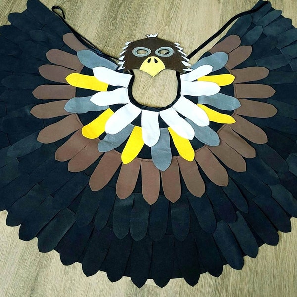 Fasching Kostüme Vogel Adler Raubvogel Falke Habicht Rabe