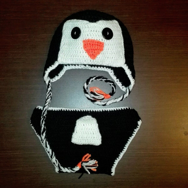 Juego de disfraces de bebé Pingüino / Pollito / Pájaro