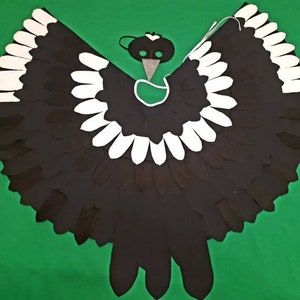 Carnival Costumes Bird Eagle Hawk Falcon Bird of Prey Raven Magpie Swallow Blackbird