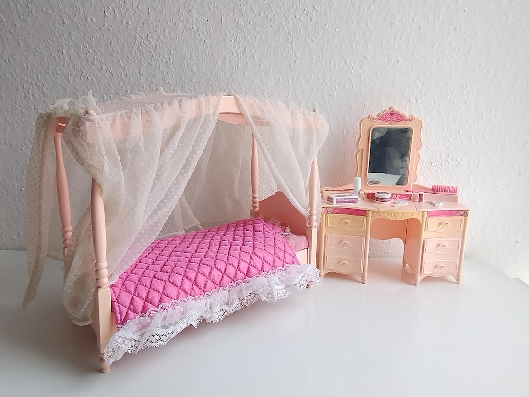 barbie vanity nightstand mattel 1987