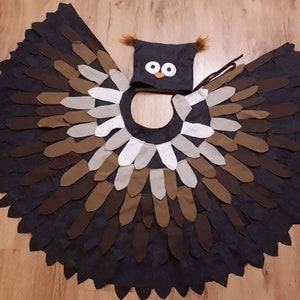 Fasching Kostüme Vogel Eule Eulin Bild 3