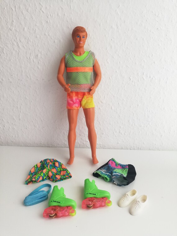 Barbie Beach Skater Ken Doll Mattel Vintage - Etsy
