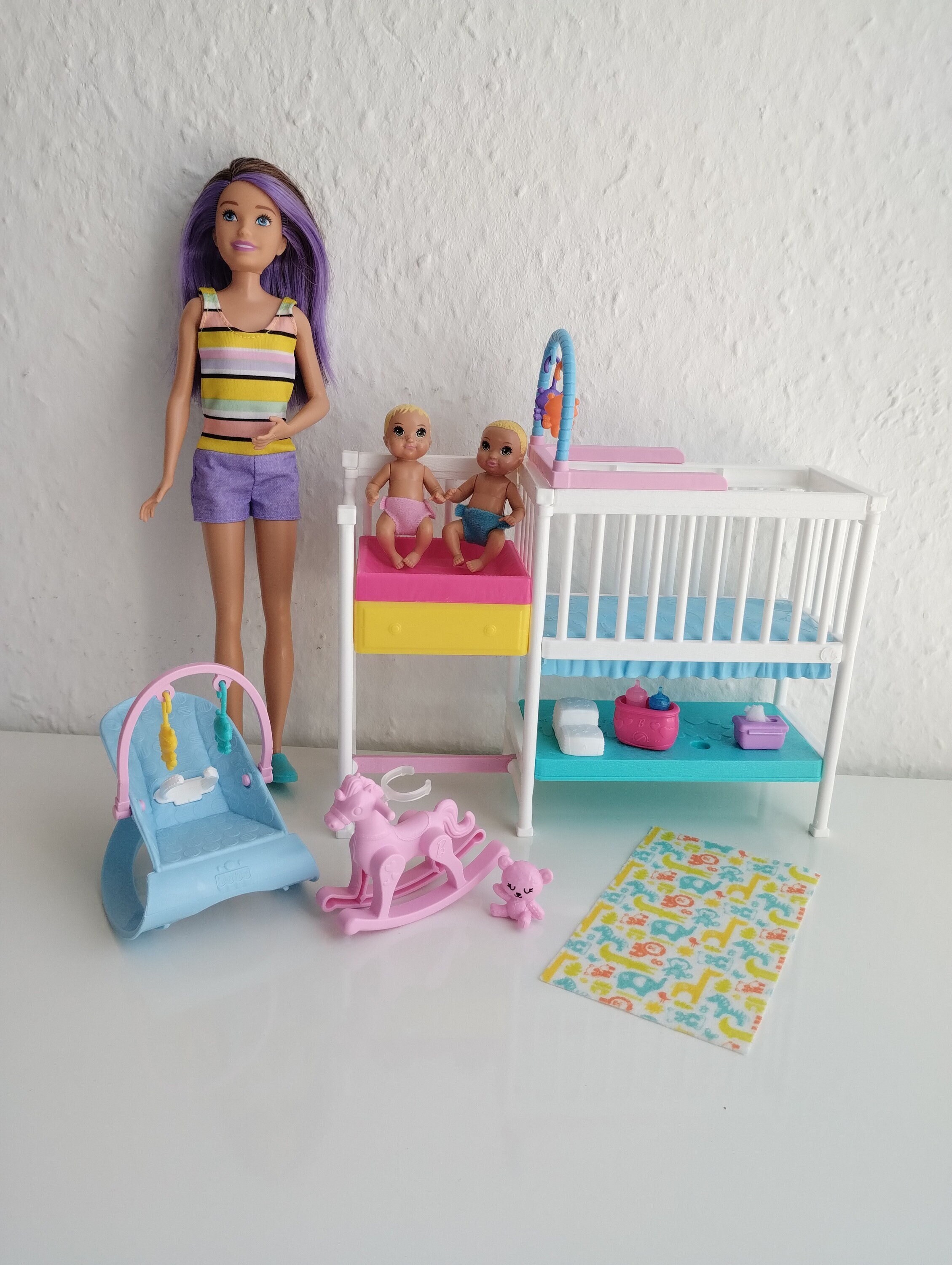 Mattel Barbie® Skipper Babysitters Nap 'N' Nurture Nursery Dolls and  Playset, 1 ct - City Market