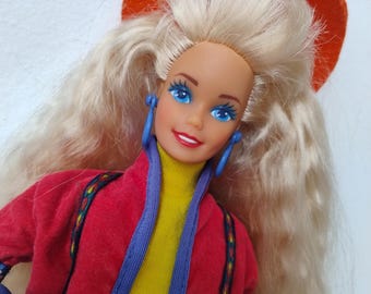 Vintage Rare 1990 United Colors of Benetton Barbie NIB by Mattel
