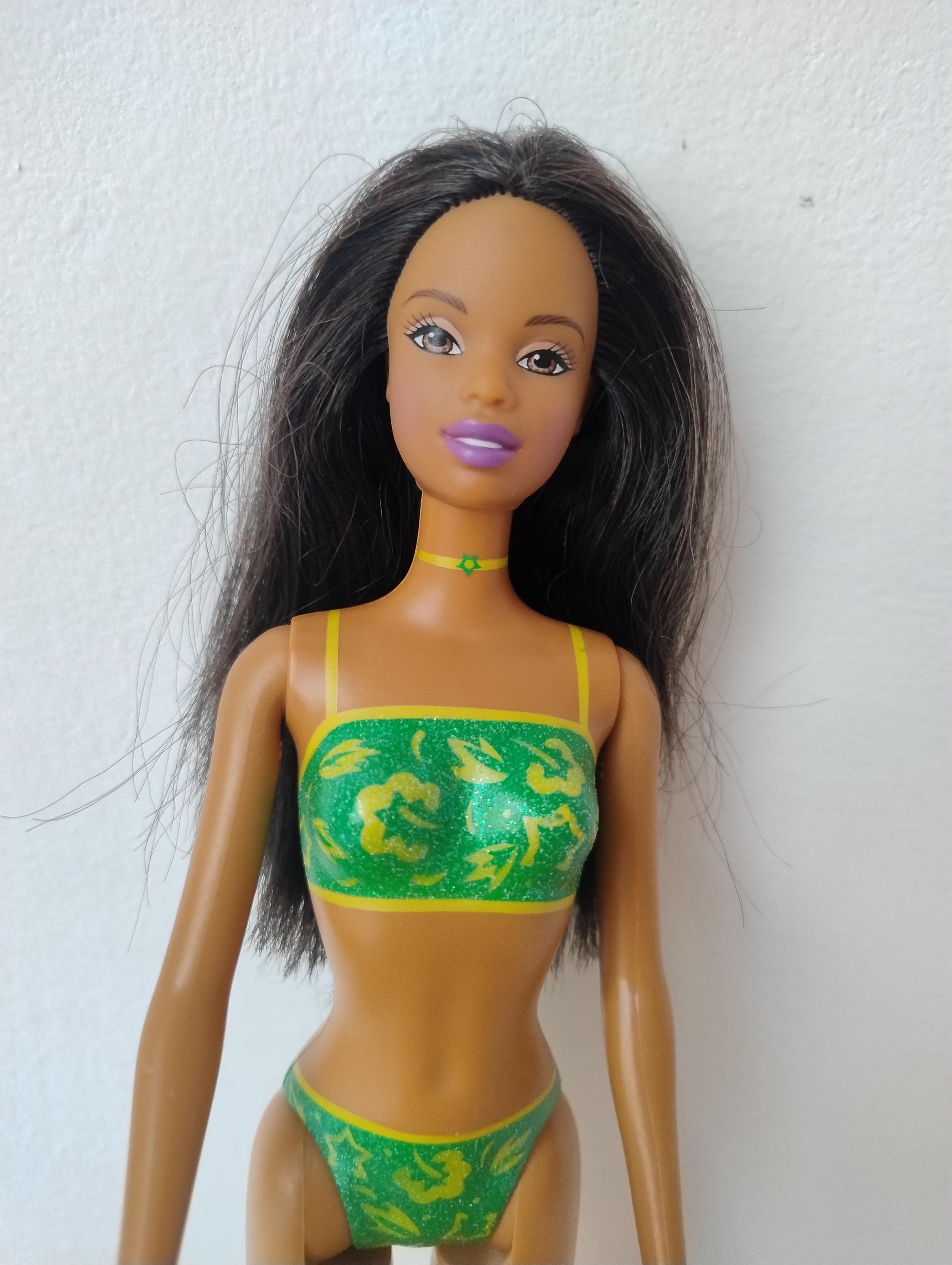 Barbie Christie Palm Beach 2001 Bikini Beach Doll Mattel Vintage