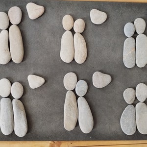 Pebbles Stones Pebbles Stone Figures Family Parents People Couple Lovers Bridal Couple Bride Marriage Wedding Wedding Day Love Heart 503