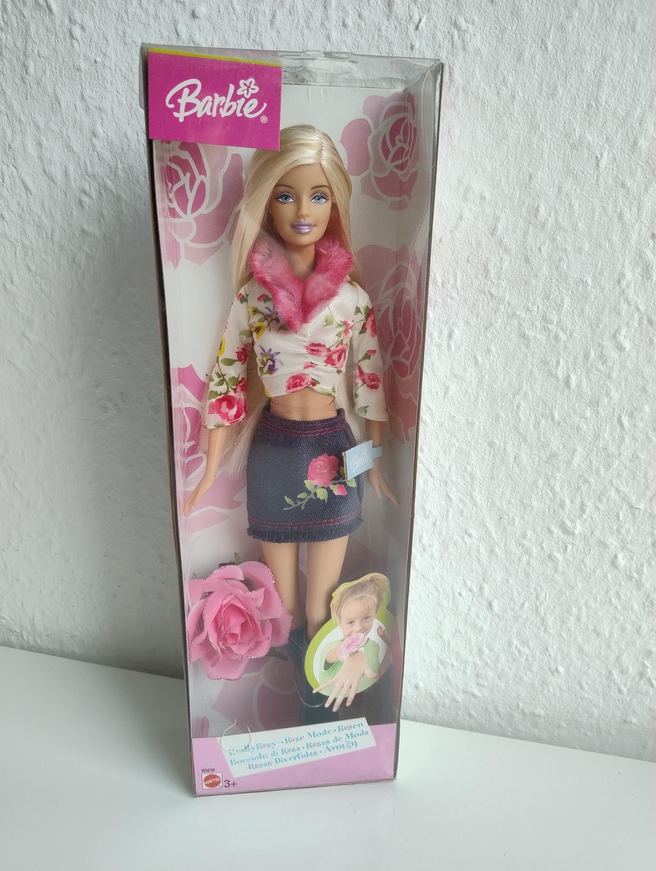 バービー ローズ 薔薇 レア Rose Barbie Rosa マテル ドール Barbie Really Rosy Rose Roses Barbie Doll Mattel 2003 Vintage OVP