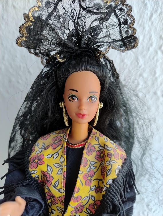 90s barbie black dress 1990s Black Barbies
