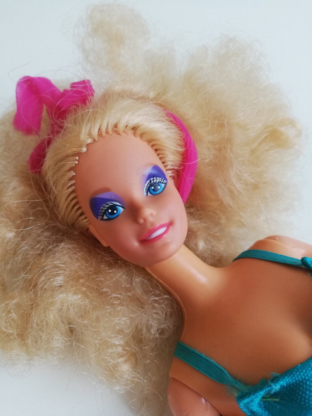 Barbie and the Rockers Doll Blond Curly Hair Rocker Barbie 80s Mattel Vintage Etsy UK