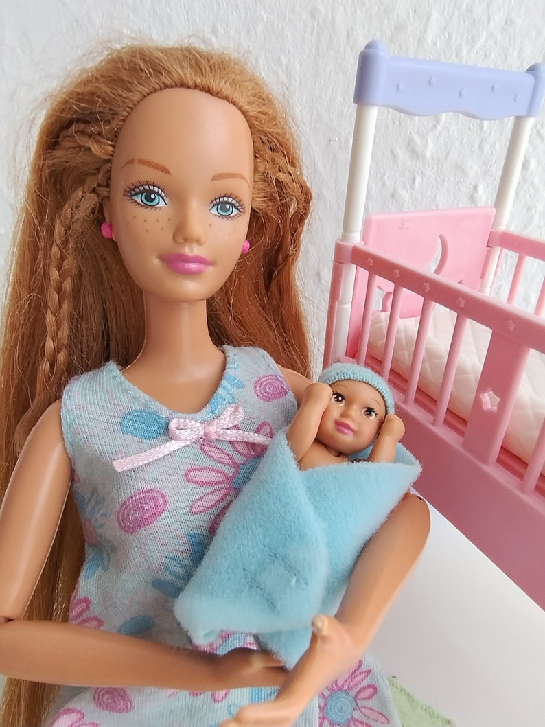 Happy Family Midge Barbie Pregnant WITHOUT Belly Mattel 2002 With Baby