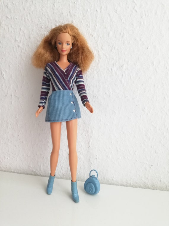 Corduroy Cool Barbie Blue Blue Cool Color Colors Colors Mattel 1999 Vintage Etsy Canada