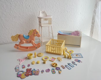 Heart Family Barbie Baby Room Nursery Accessories Heart Family Mattel 80s Vintage