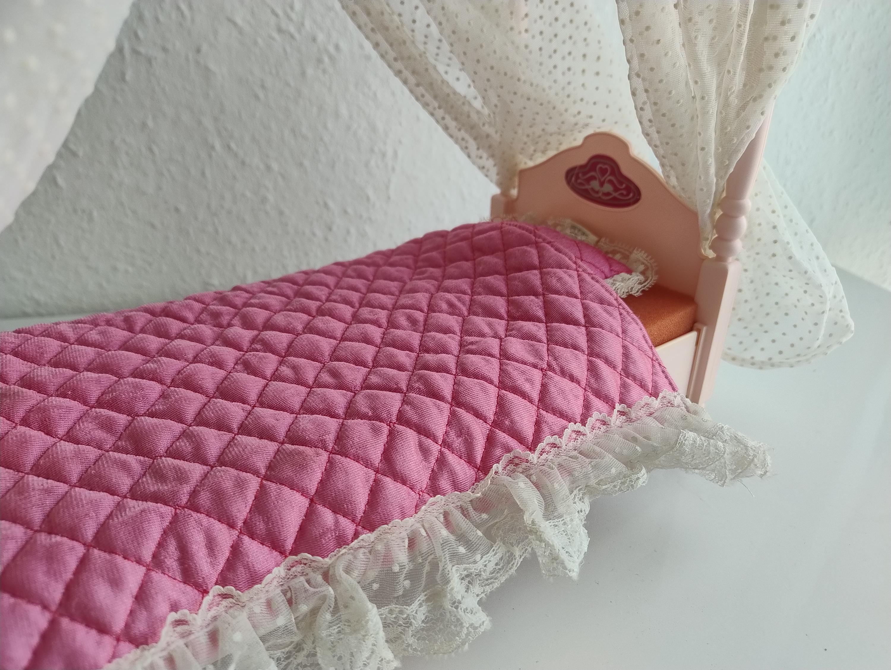 Dessus De Lit Barbie Féérique Rose - Vintage Mattel Dream Glow - Occasion