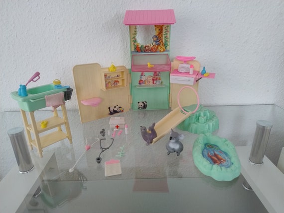 Barbie Zoo Baby Babies Babys Playset Playset Veterinarian Pet Doctor Vet With Accessories Mattel 2000 Vintage Etsy