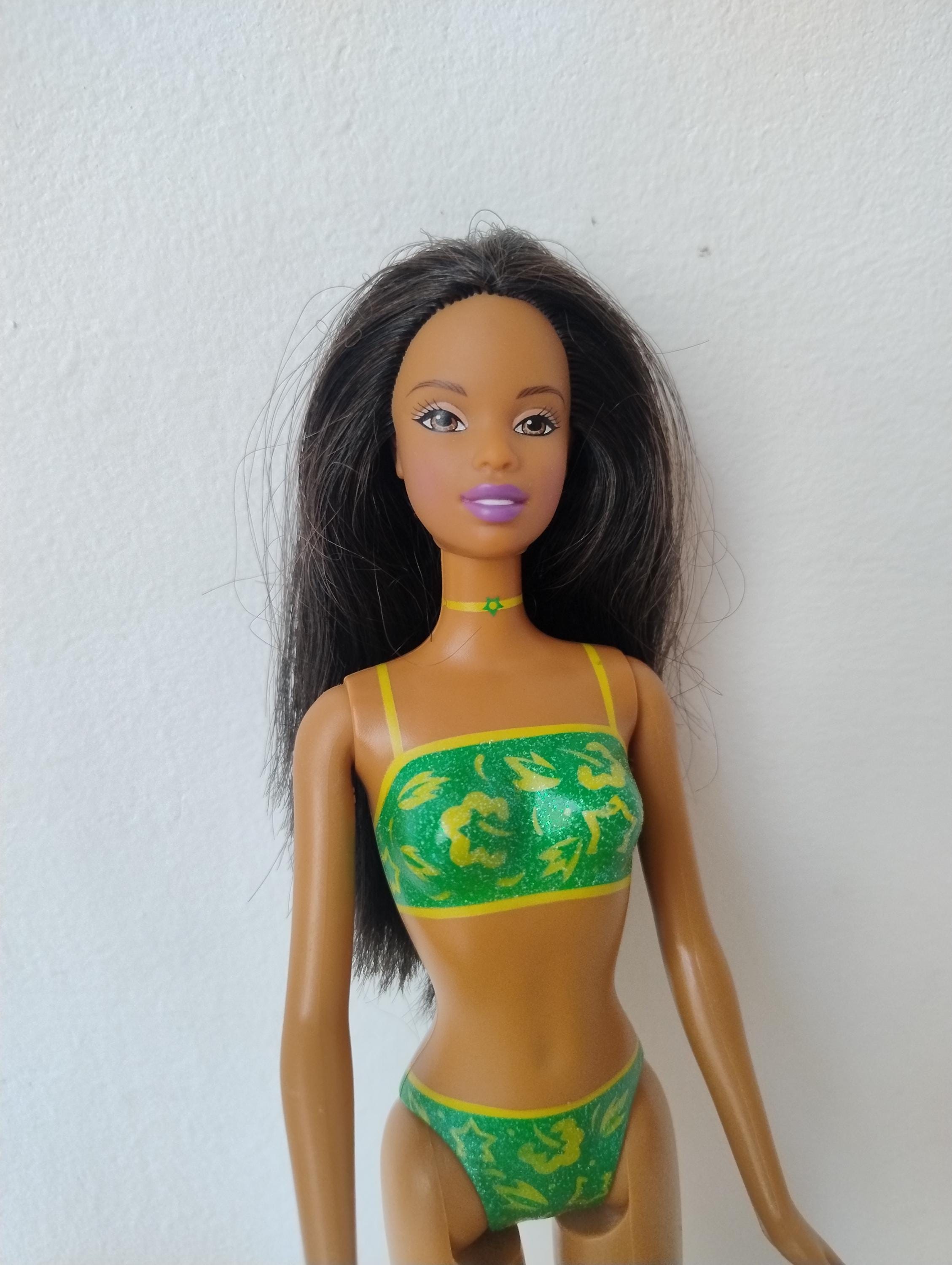 Barbie Christie Palm Beach 2001 Bikini Beach Doll Mattel Vintage