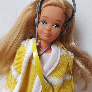 Barbie Music lovin Skipper Doll Blonde Teen Mattel 80s Vintage
