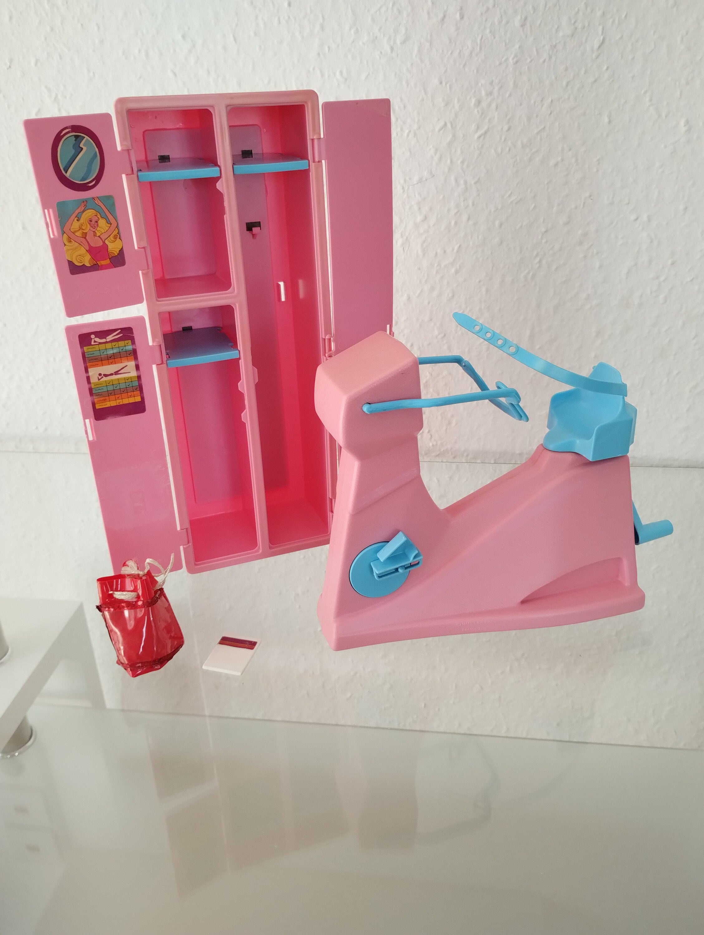 Barbie Workout Center Fitness Center Pink 1983 Mattel 80s Vintage Etsy Canada