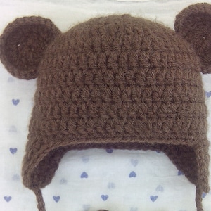 Baby Mütze Bär / Bärchenmütze Teddy