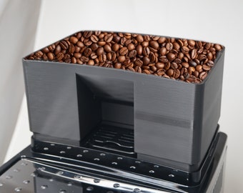 Beanexpander 1000 – Coffee bean container extension for DeLonghi ECAM Magnifica – 1kg capacity