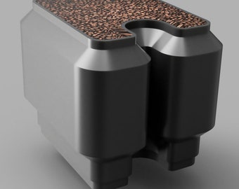 Beanexpander 1000 - Coffee bean container extension for Jura S9, XS90, XS95, S7 and many more - 1kg capacity