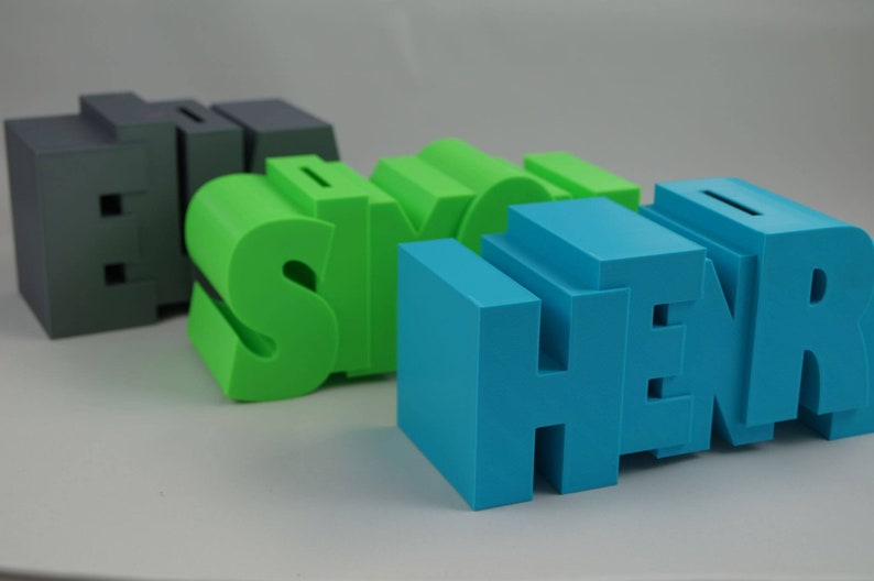 Personalized Money Box Custom Name Money Box Monogram Etsy UK