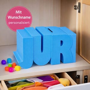 Personalized Money Box | Custom Name Money Box | Monogram Piggy Bank | Savings Gift | Investment Gift | Money Bank | 3D Printed