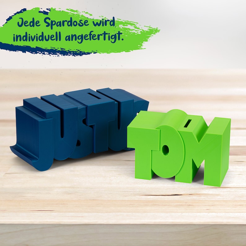 Spardose Namen Taufe Geburtstag individuell Sparschwein / Geschenk / Taufgeschenk / Mädchen / Junge / Geburtstag / Kind / Pate Bild 5