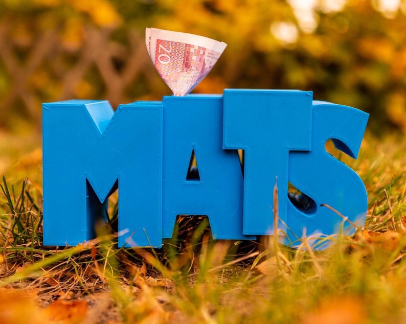 Personalized Money Box Custom Name Money Box Monogram - Etsy UK