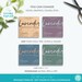 Printable Elegant Roller Bottle Label Template 4 Designs Editable ...