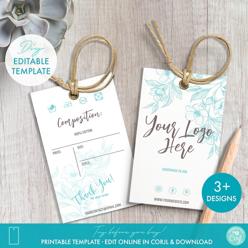 Editable Price Tags Printable Template 2x3.5 | Etsy