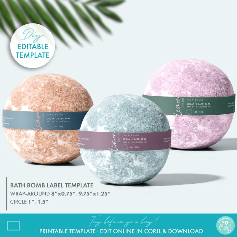 Bath Bomb Labels - Etsy