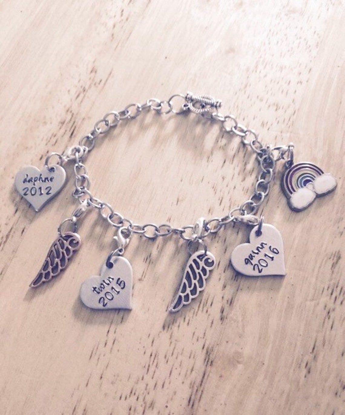 Build Your Own Charm Bracelet Silver Charm Bracelet Custom Etsy