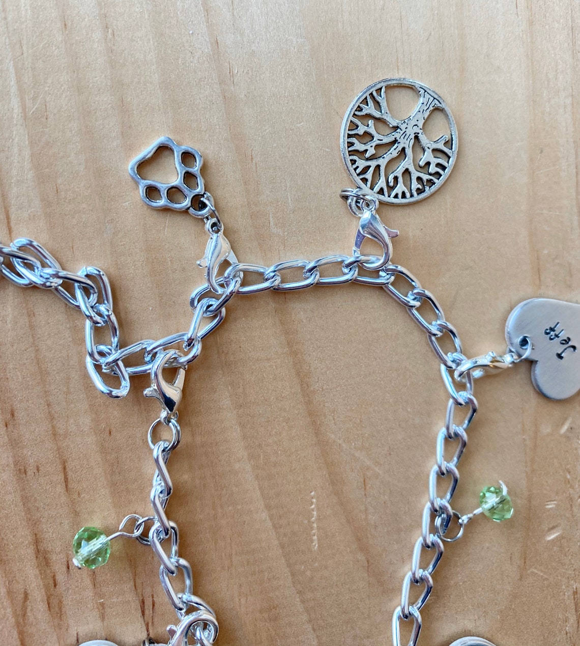 Build Your Own Charm Bracelet Silver Charm Bracelet Custom Etsy