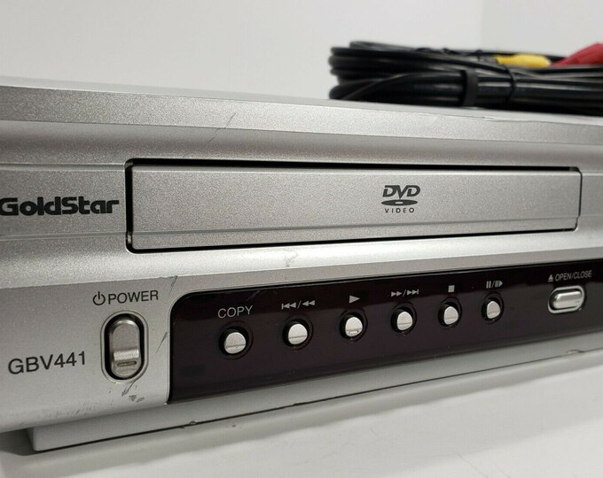 Goldstar GBV441 DVD VCR Combo Player VHS Recorder Etsy