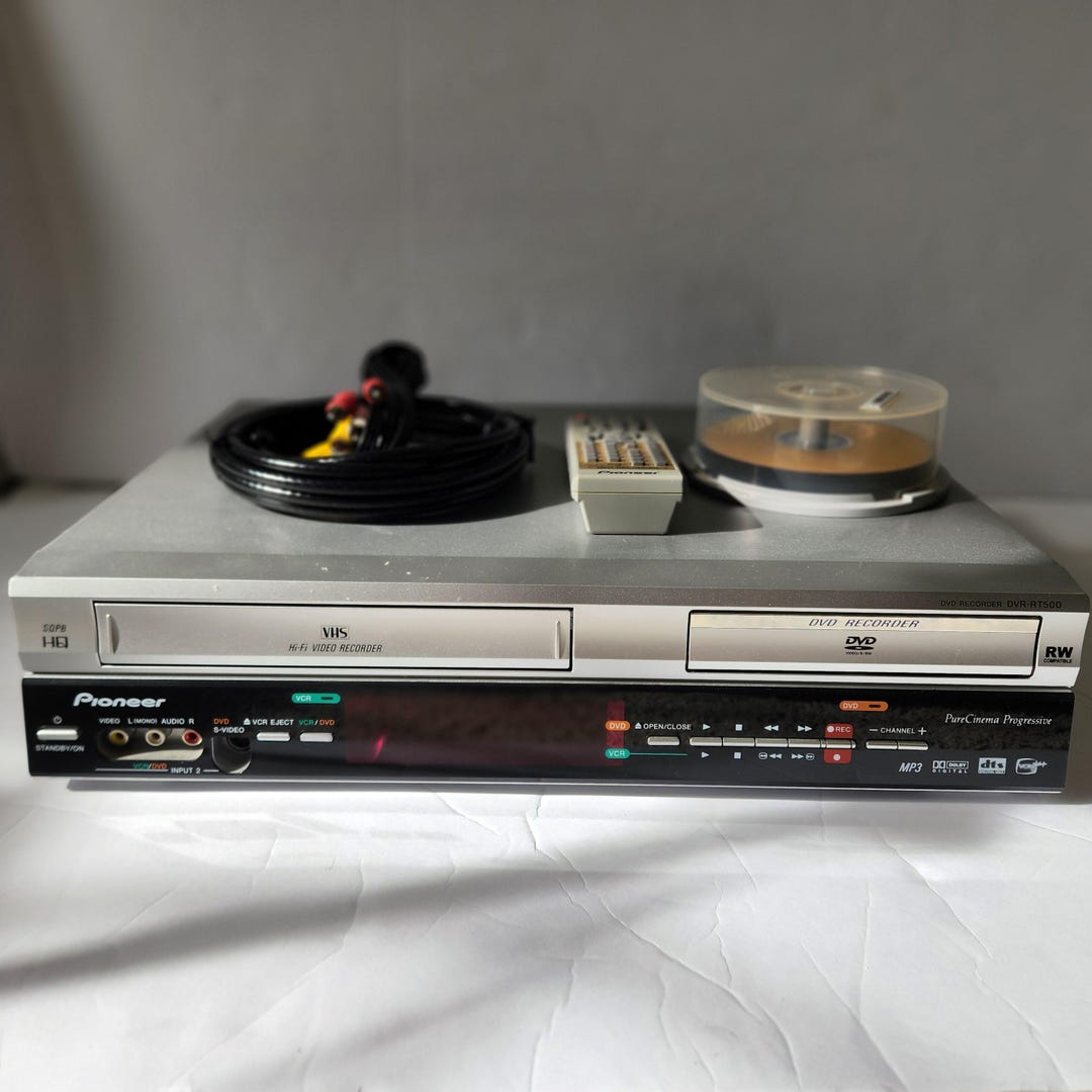 Rt500 Rx Recorder Pioneer DVR-RT500 Dvd Vcr Recorder Combo Player 4 Head With Remote ...
