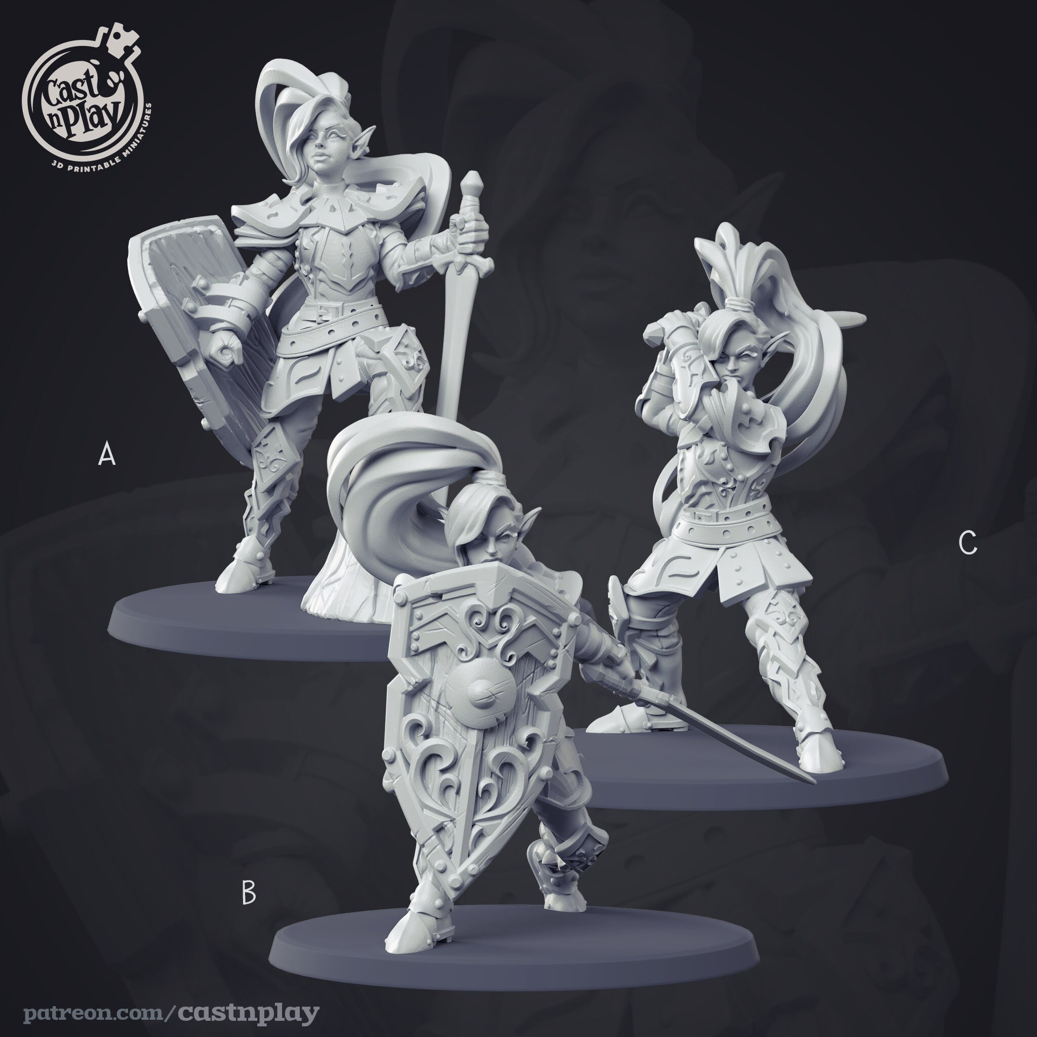 Daughter Of Faeren D D RPG Wargaming 32mm 3D Resin Printed Miniature daughter-of-faeren-d-d-rpg-wargaming-32mm-3d-resin-printed-miniature