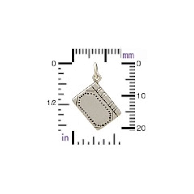 Orecchini A Libro In Argento 925 Per Amanti Dei Libri - URONE - Design Con Cornice Rotonda, Ipoallergenici, Con Custodia Regalo