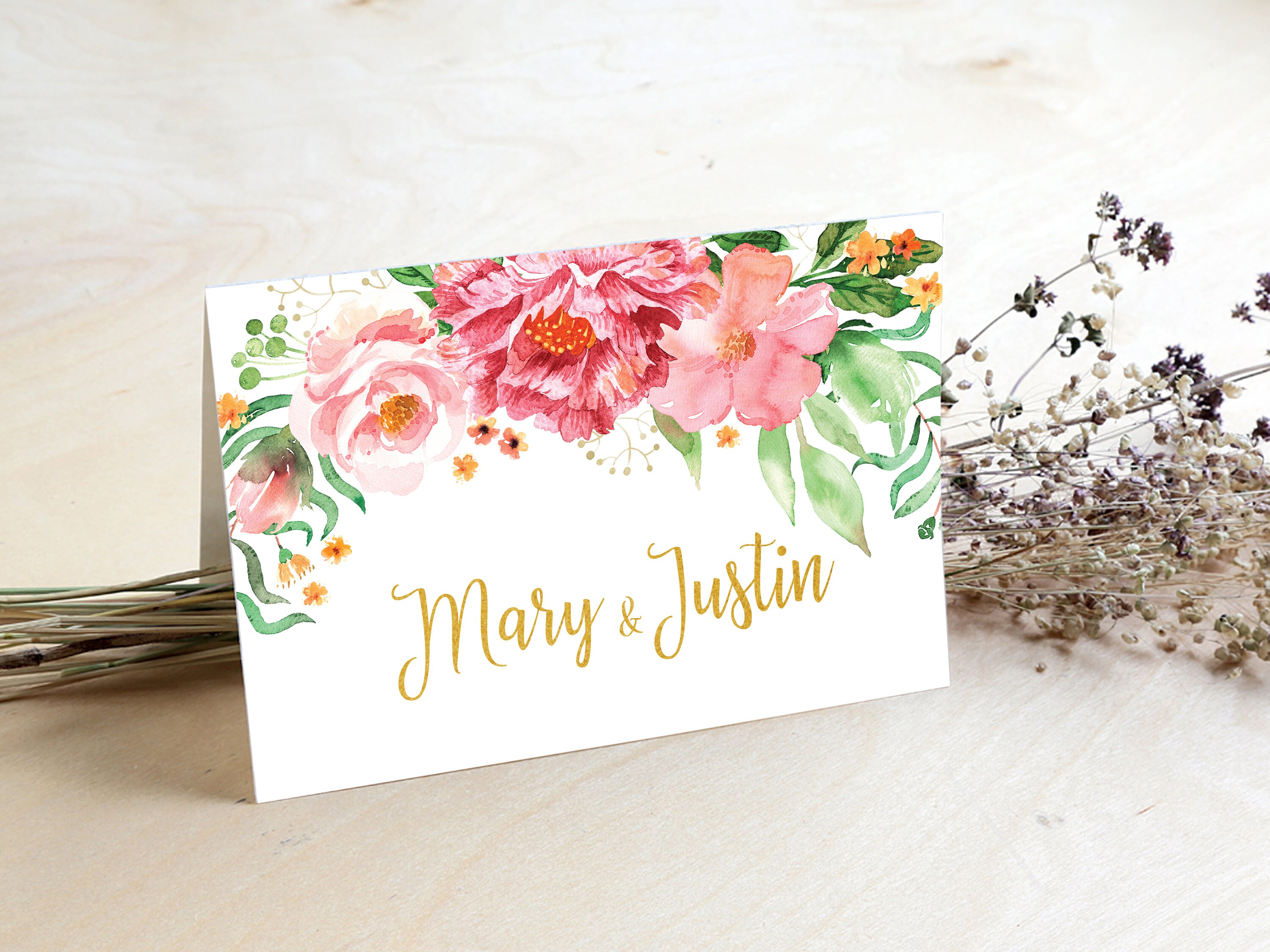 Watercolor Pastel Flowers Clipart Watercolour Pink Flowers | Etsy