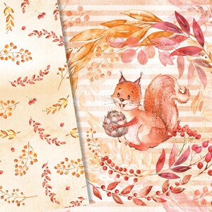 SEAMLESS Watercolor Fall Digital Paper Pack | Autumn Watercolour ...