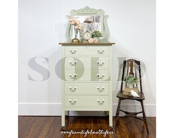 Sold ANTIQUE DRESSER | farmhouse furniture | modern farmhouse | cottage furniture | painted furniture | country chic paint