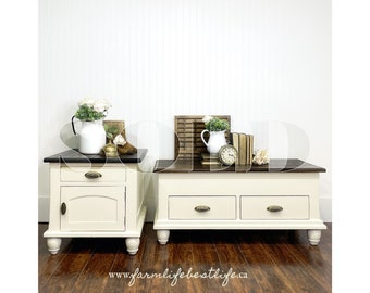 Sold COTTAGE COUNTRY TABLES | farmhouse furniture | modern farmhouse | cottage furniture | painted furniture | country chic paint